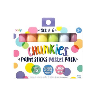 Ooly Chunkies Paint Sticks Pastels - 6 Pcs