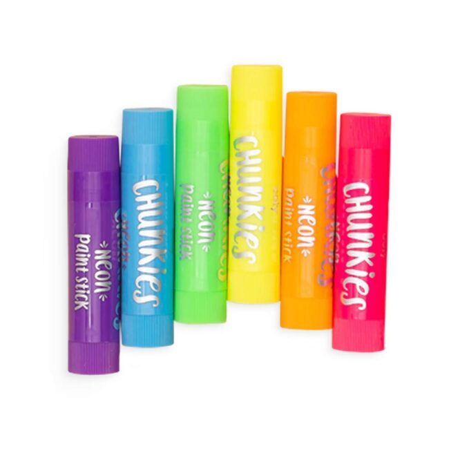 Ooly Chunkies Paint Sticks Neons - 6 Pcs - Image 2