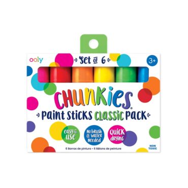 Ooly Chunkies Paint Sticks Classic - 6 Pcs