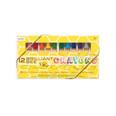 Ooly Brilliant Bee Crayons - 12 Pcs