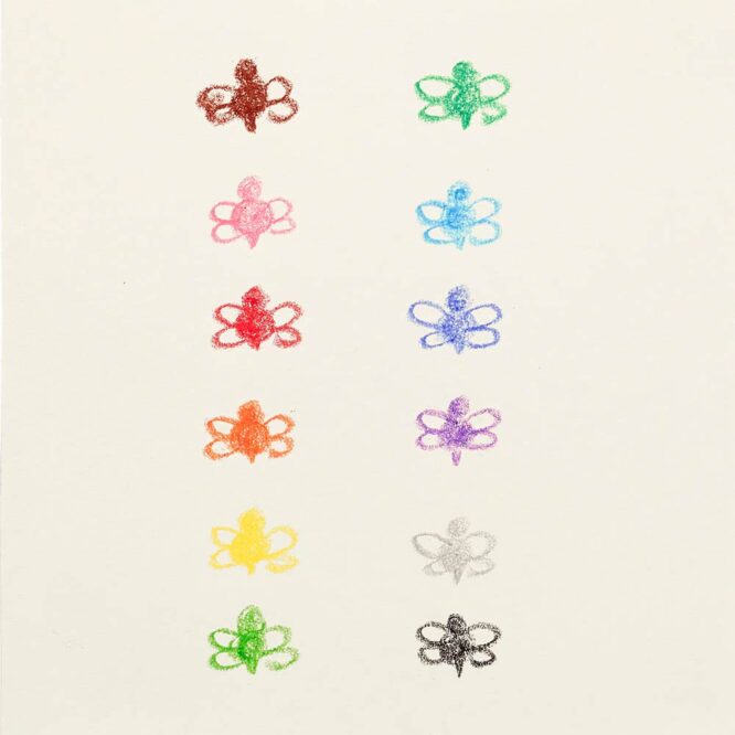 Ooly Brilliant Bee Crayons - 12 Pcs - Image 5