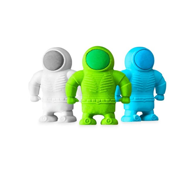Ooly Astronaut Erasers - 3 Pcs - Image 2