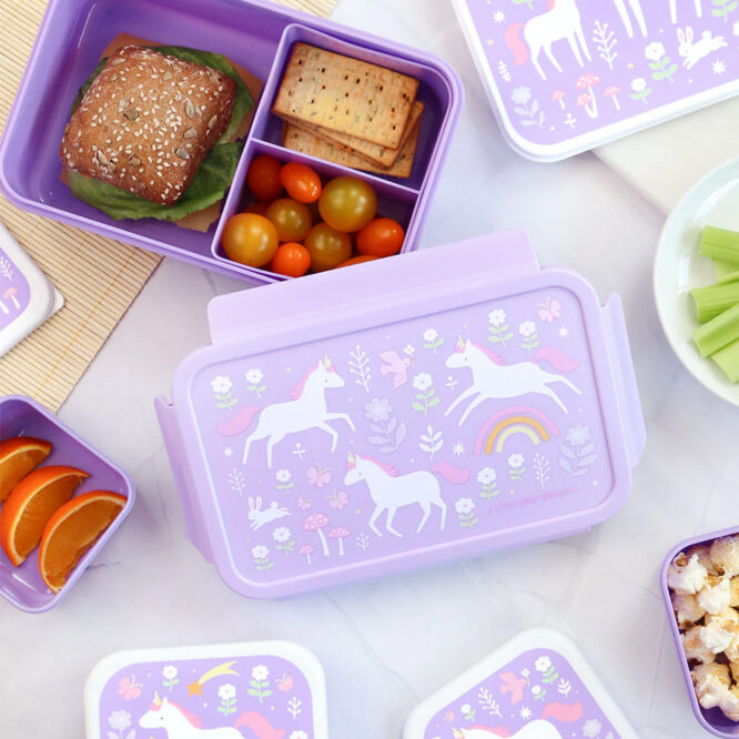 A Little Lovely Bento Lunch Box - Unicorn Dreams