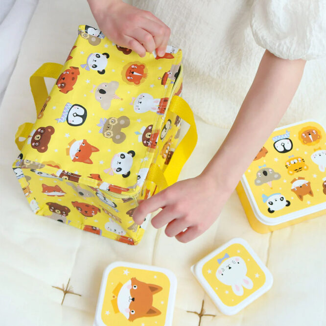 A Little Lovely Cool Lunch Bag - Animal Friends