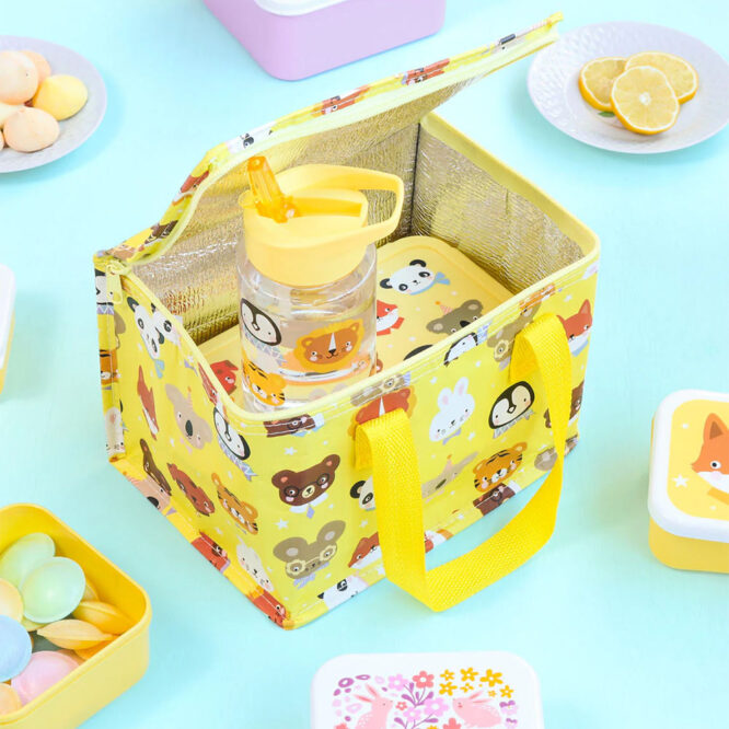 A Little Lovely Cool Lunch Bag - Animal Friends