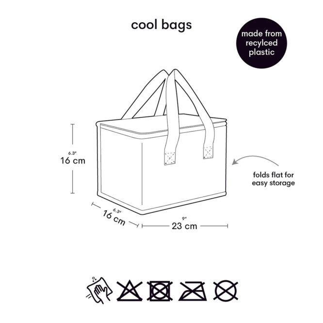 A Little Lovely Cool Lunch Bag Dimensions