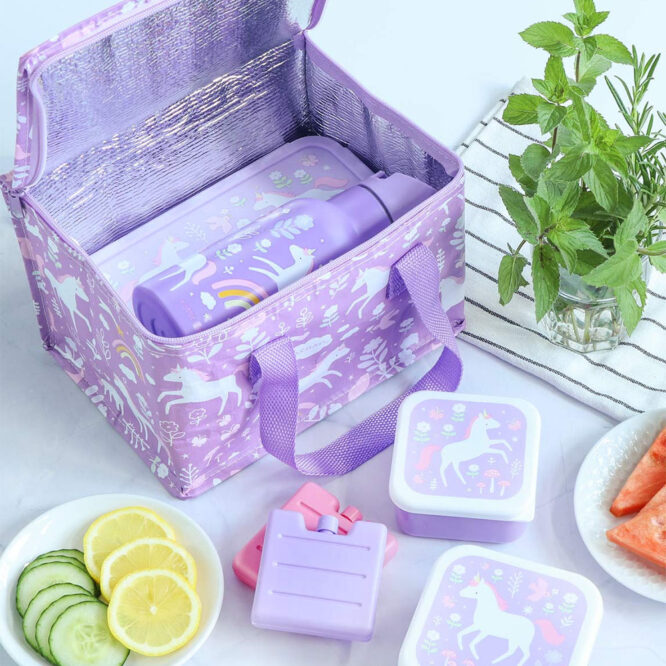 A Little Lovely Cool Lunch Bag - Unicorn Dreams