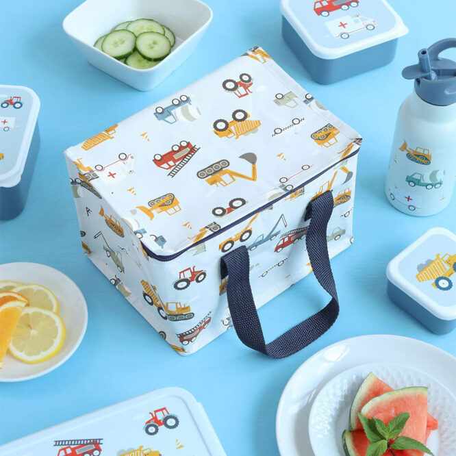 A Little Lovely Cool Lunch Bag - Vehicles