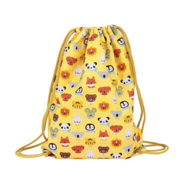 A Little Lovely Drawstring Bag - Animal Friends