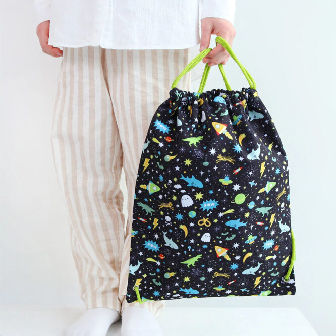 A Little Lovely Drawstring Bag - Galaxy