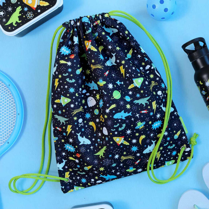 A Little Lovely Drawstring Bag - Galaxy