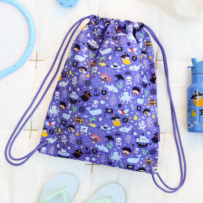 A Little Lovely Drawstring Bag - Pirates