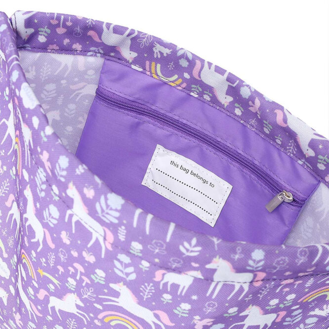 A Little Lovely Drawstring Bag - Unicorn Dreams