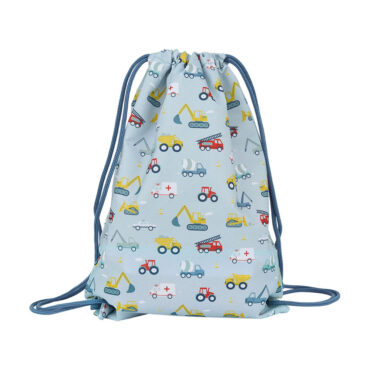 A Little Lovely Drawstring Bag - Vehicles