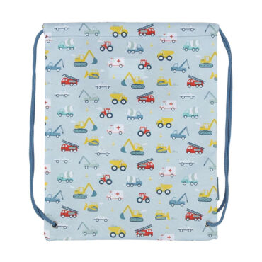 A Little Lovely Drawstring Bag - Vehicles