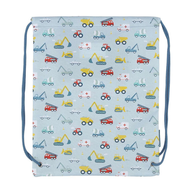 A Little Lovely Drawstring Bag - Vehicles