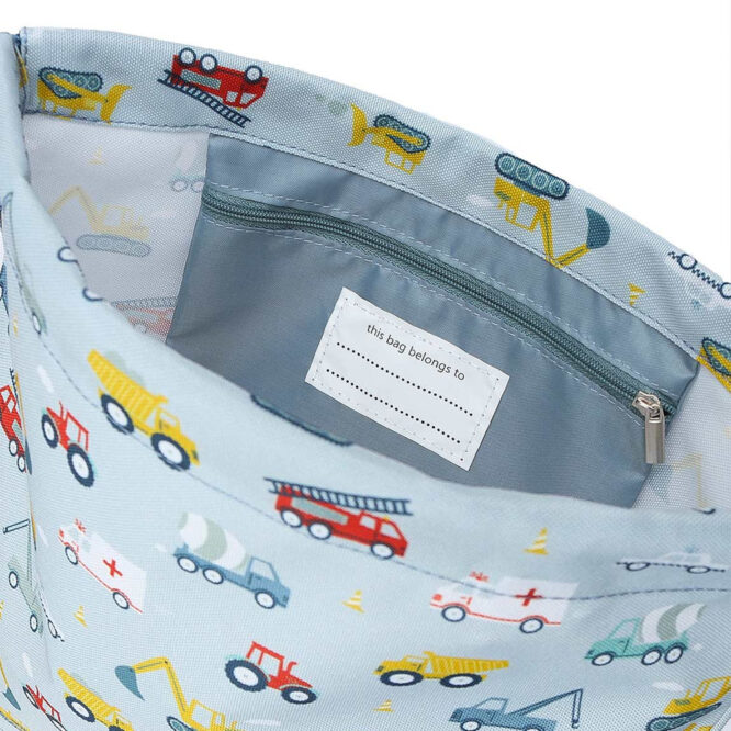 A Little Lovely Drawstring Bag - Vehicles