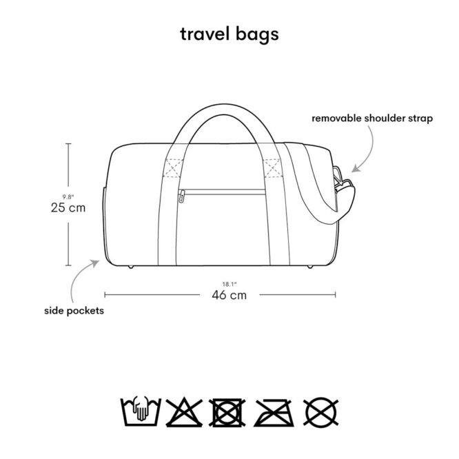 A Little Lovely Travel Bag Dimensions