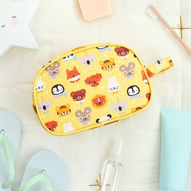 A Little Lovely Toiletry Bag - Animal Friends