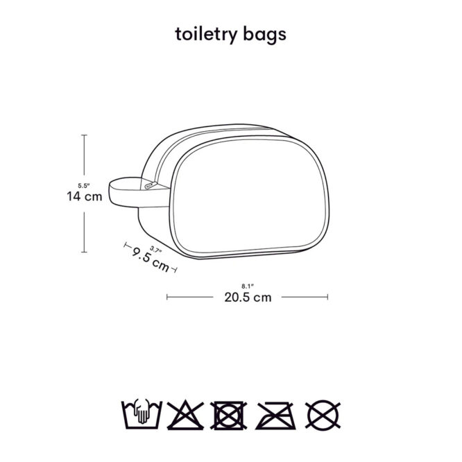 A Little Lovely Toiletry Bag Dimensions