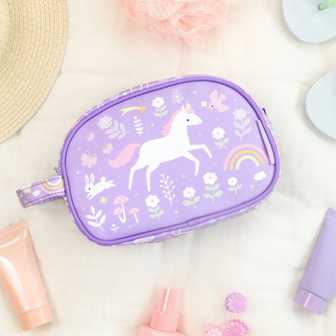 A Little Lovely Toiletry Bag - Unicorn Dreams