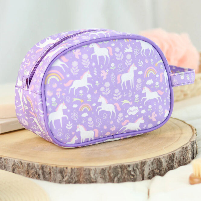 A Little Lovely Toiletry Bag - Unicorn Dreams