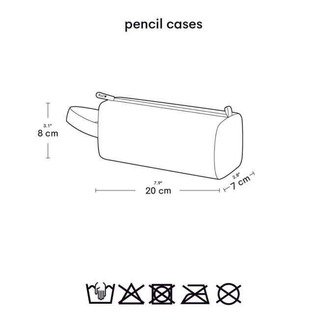 A Little Lovely Pencil Case Dimensions