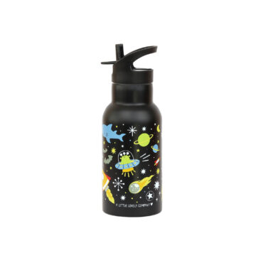A Little Lovely Stainless Steel Water Bottle 350ml - Galaxy