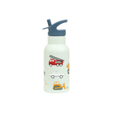 A Little Lovely Stainless Steel Water Bottle 350ml - Vehicles