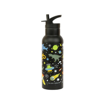 A Little Lovely Stainless Steel Water Bottle 500ml - Galaxy