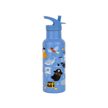 A Little Lovely Stainless Steel Water Bottle 500ml - Pirates