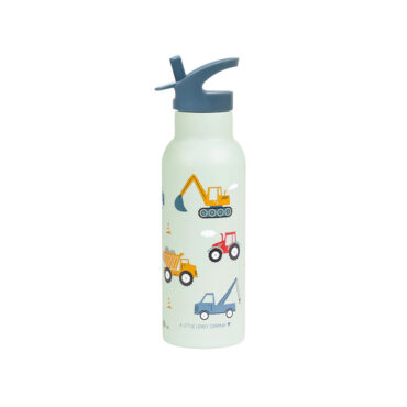 A Little Lovely Stainless Steel Water Bottle 500ml - Vehicles