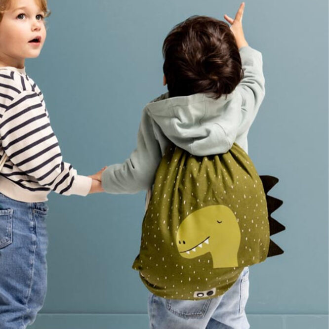 Trixie Drawstring Bag - Mr. Dino