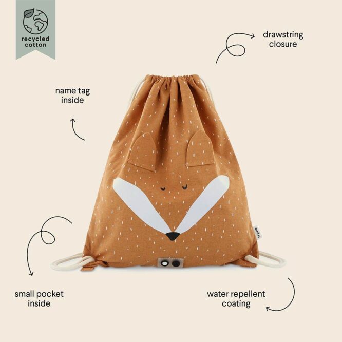 Trixie Drawstring Bag - Mr. Fox