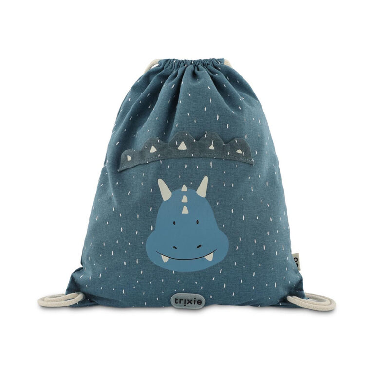 Trixie Drawstring Bag - Mr. Triceratops