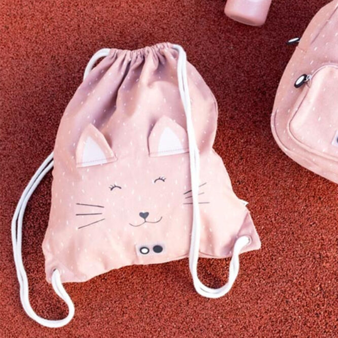 Trixie Drawstring Bag - Mrs. Cat