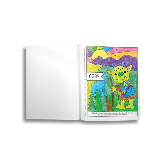 Ooly Color By Numbers Coloring Book - Mythical Friends - Image 3