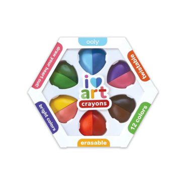 Ooly I Heart Art Erasable Crayons - 6 Pcs