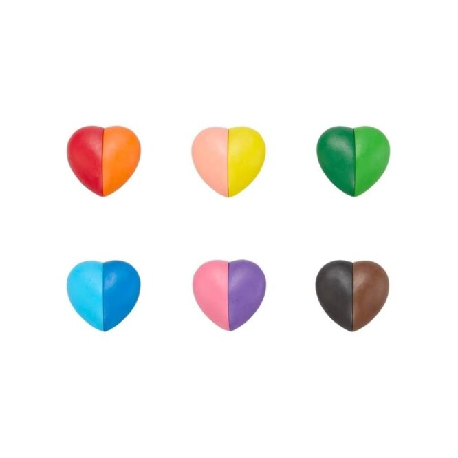 Ooly I Heart Art Erasable Crayons - 6 Pcs - Image 2