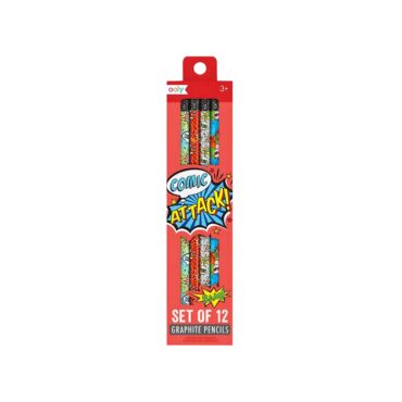 Ooly Graphite Pencils Comic Attack - 12 Pcs