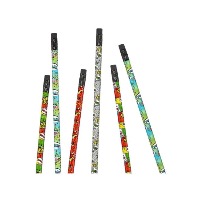 Ooly Graphite Pencils Comic Attack - 12 Pcs - Image 2
