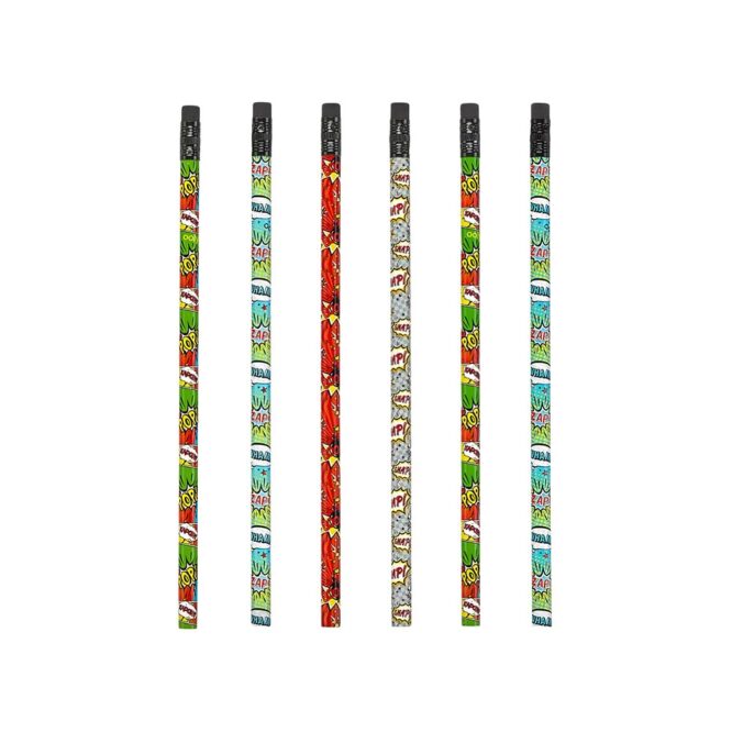 Ooly Graphite Pencils Comic Attack - 12 Pcs - Image 3