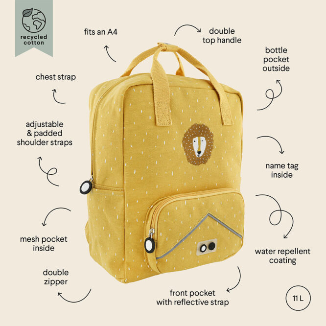 Trixie Kids Backpack (Large) - Mr. Lion