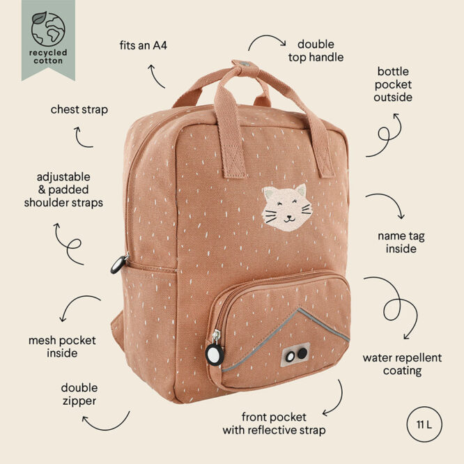 Trixie Kids Backpack (Large) - Mrs. Cat