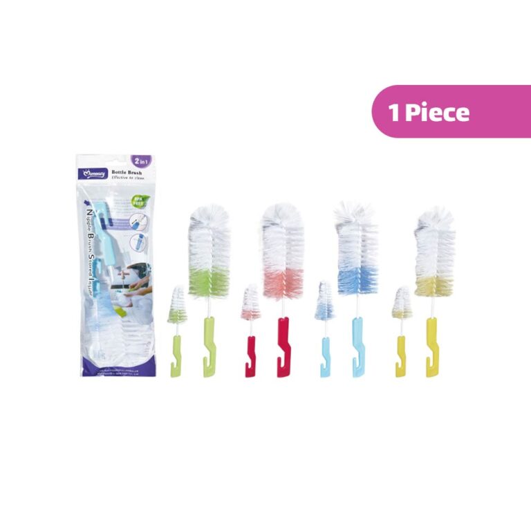 Momeasy 2-In-1 Bottle & Nipple Brush