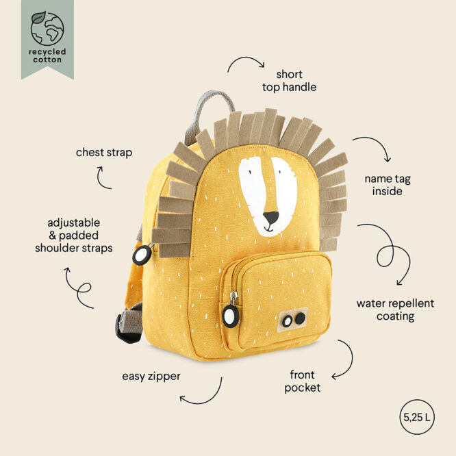 Trixie Kids Backpack (Small) - Mr. Lion