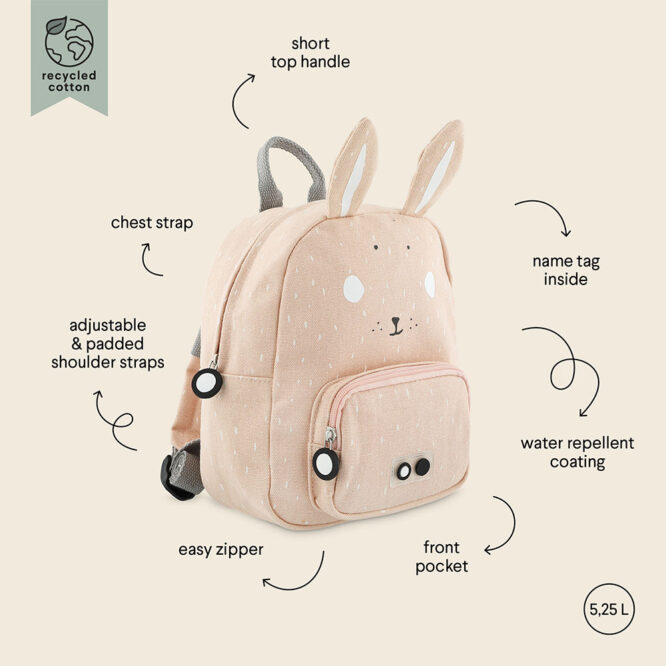 Trixie Kids Backpack (Small) - Mrs. Rabbit