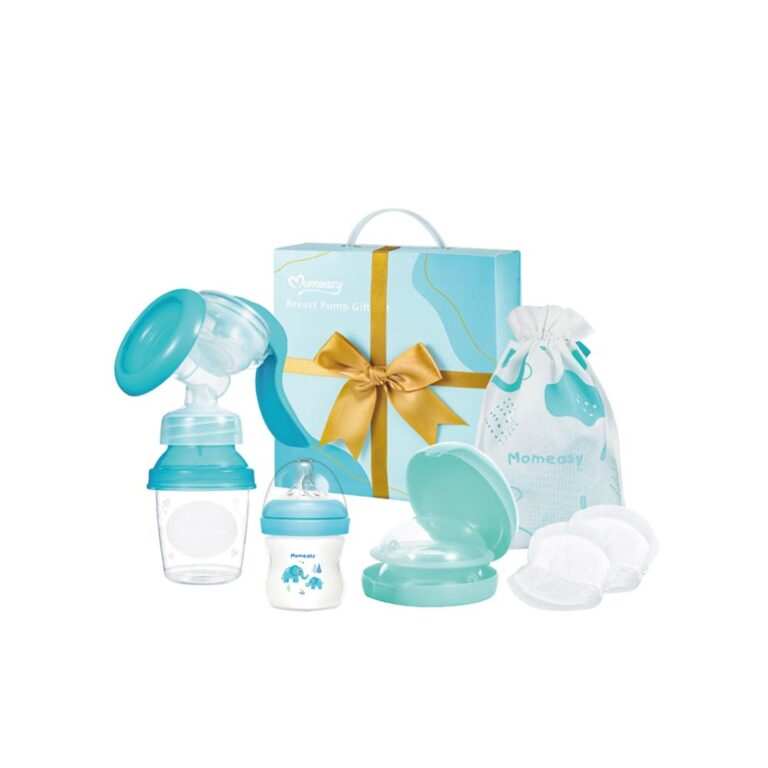 Momeasy Manual Breast Pump Gift Set