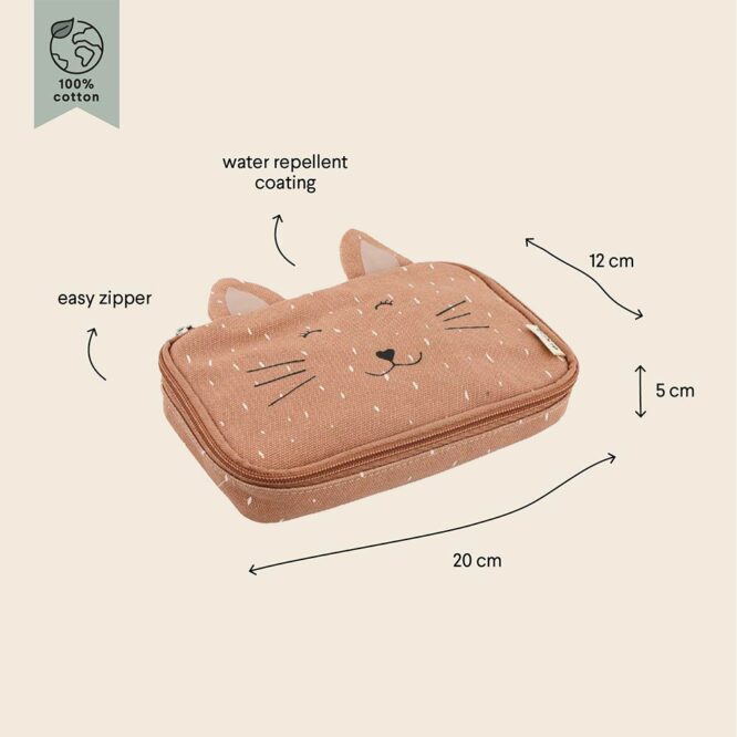 Trixie Pencil Case Rectangular - Mrs. Cat