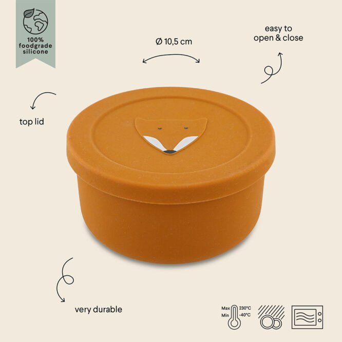Trixie Silicone Snack Pot - Mr. Fox